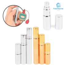 휴대용 미니 심플 향수 공병 리필케이스 스프레이 용기, 5ml+10ml+15ml, 골드