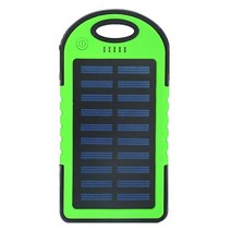 Ciliver 샤오3 캠핑램프 휴대폰 범용 방수 다기능 조명 이동 전원 5000mah 태양광 보조배터리, 5000, 초록색 풀색