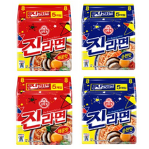 [뚜나샵] 오뚜기 진라면 5입 멀티 X 4팩 골라담기 /무료배송, 진라면 멀티팩 매운맛 2개 + 순한맛 2개