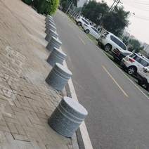 석재 볼라드 방지봉 횡단보도 돌기둥 중앙분리대 말뚝, 지름 22 높이 37cm, 1개