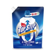탑스텝 친환경 액체 중성세제 세탁세제 리필형 2.4L 대용량 1개 (드럼용 일반용) /빅보스
