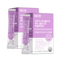 (해썹) 500달톤 저분자 피쉬콜라겐 먹는 엘라스틴 히알루론산 분말 28포 X 2개 데스모신, 2박스, 2.5g X 28포