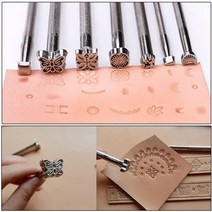 가죽스탬프 세트 가죽 공예 다양한 문양 패턴 각20PCS, 위메프 본상품선택