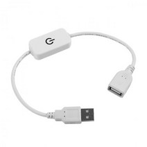 DC5V 디 밍이 가능한 USB 노브 LED 조 광 기/터치 디 밍 스위치 스트립 빛에 대 한 1 채널, WhiteB_CHINA
