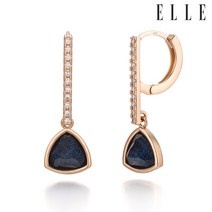 [엘르주얼리] 14K 침수정 참 원터치 귀걸이 (gold pin) ELGPEE377