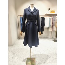 [케네스레이디] (E645)카라 사선포켓 플레어 원피스 EGOPMJ9500(2108731)