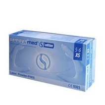 홀스팜 Sempermed EDITION 라텍스 장갑 XS, 3개, 100개