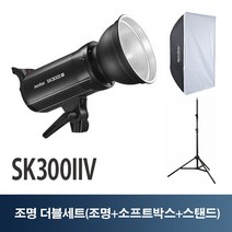 고독스 SK300IIV 사각 원세트 스튜디오 촬영 조명 스트로보 LED, 단품, 1개