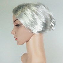 할머니 쪽진머리 가발 노인 노파 백발 분장 변장가발