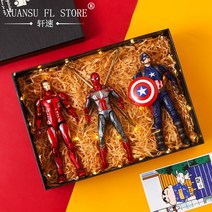 유에스 피규어 생일선물 수집 어벤져스 피규어 아이언맨 어벤져스 4마블 아이언맨 스파이더맨 토이 캡틴 아메리카, 02.정미식 선물 상자 받침대 등, 옵션22