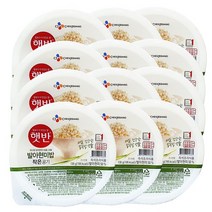 햇반 발아현미밥 작은공기 130g x 12개