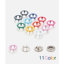 원단마트 47- 430 컬러 가시 도트 단추 11mm, 05.레드