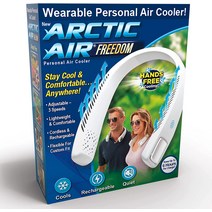 Air Conditioner Fan Ontel Arctic Air Freedom Portable Personal Air Cooler and Personal 3-Speed Neck, 1개