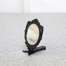 나비 휴대용 블랙 미니거울 손거울 접이식, 상세페이지 참조