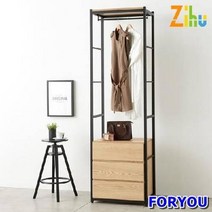 ForU72 스토리홈 리코 드레스룸 서랍장 3단 행거 장롱 수납장 선반, 애쉬, 상세페이지 참조
