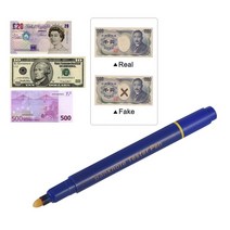 지폐 계수기 휴대용 mini banknote tester pen 위조 돈 감지기 pen