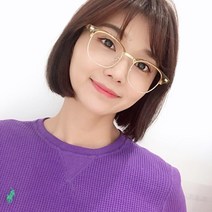 (바이원아이즈) 남자 여자 투명 패션안경테 사각 하금테 안경 블루라이트 차단 시력보호 청광렌즈 추가가능