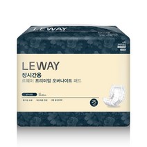 르웨이 성인용기저귀 프리미엄 오버나이트 라운드형 25매, 8팩