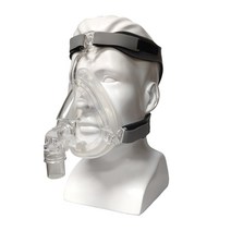 코골이양압기 방지기구 양압기마스크풀 페이스 CPAP 마스크 자동차 BiPAP 호흡 기계 BMC 레스메드 리스, 02 No CO2 Vented L