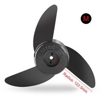 가이드모터 선외기 고무보트 파워뱅크 모터 보트 프로펠러 전기 엔진 선외 트롤링 ED-shipping, 02 M3Vanes