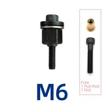 리벳건 전동 리벳 아답터 손 리벳 rivet nut gun drill adapter tool cordless riveting electric manual threaded 금속, m6, 1개