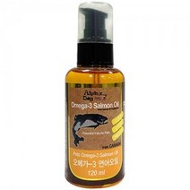 알파독 오메가 3 연어오일 120ml 강아지 영양제, 상세페이지 참조