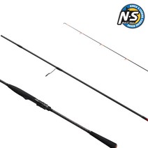 NS 다크호스2 헤어테일 쇼어 S-802L 갯바위 방파제 선상 풀치 갈치 지깅 루어낚시대