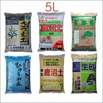 소포장 5L 난석모음 적옥토/녹소토/휴가토/동생사/사쓰마토 배양토, 3.휴가토 중립, 1개