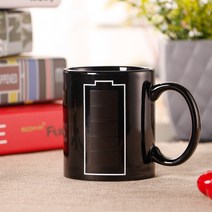 DFMEI 세라믹 변색컵 머그컵 감온 캐릭터 도자기컵