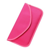 현금통 휴대용 차량용 금고 새로운 6.5in 휴대 전화 신호 차폐 주머니 GPS RFID 차단 가방 안티 스캔 자기 카드 홀더 자동차 키 패러데이, 03 Rose red
