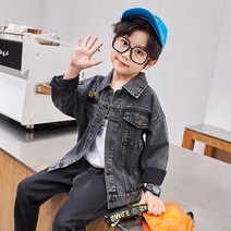 CIUUC 어린이 의류 소년 카우보이 코트 소년 코트 새로운 소년 코트 봄과 가을 중국 어린이 한국 재킷