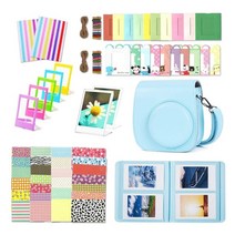 즉석 액세서리 번들 숄더백 앨범 사진 프레임 액세서리 번들 fujifilm mini 11, Blue, CHINA