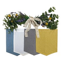 DIY 피그먼트 무지 월배너 가랜드 생일 돌 백일 자수용 인쇄용 배너 4COLOR, 그레이