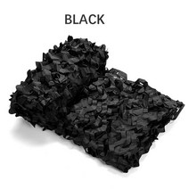 위장 그물 군사 훈련 그라운드 쉐이드 사냥 은폐 울타리 태양 보호소 파티 장식, BLACK+15m x 3m