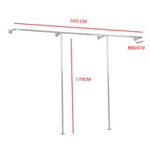 의류 매장 행거 디스플레이 옷가게 옷장 예쁜 스틸 벽면, 300x170cm