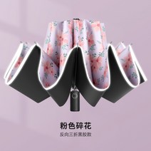 자동 자동 장우산 거꾸로 접히는 스탠딩 차량용 여행용 우산 접이식 빅 사이즈 양산 겸용