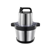 고기 다지기 분쇄기 육절기 다기능 6L 1000W 스테인레스 스틸 마늘 야채 블렌더 푸드 프로세서 쵸퍼 민서, EU plug