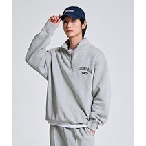 SPAO 스파오 자수 하프집업 스웨트셔츠 기모 SPMWC4TC03