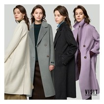 비지트인뉴욕 [비지트인뉴욕] 울 블렌디드 핸드메이드 코트 vwahcv3