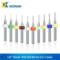 드릴 철판절단기 미니 PCB 드릴 비트 10pcs 0.11.2mm 카바이드 건 18 3939PCB 인쇄 회로 기판 구멍 커터 용, 04 10PCS 0.2mm