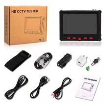 CCTV 테스터 카메라 비디오 8MP AHD TVI CVI CVBS 테스트 모니터 RS485 PTZ 제어 VGA HDMI 아날로그 캠코더 포함, [01] cctv tester color1