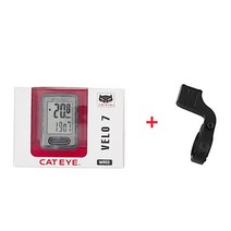 cateye velo 7 cc-vl520 일본 오리지널 자전거 컴퓨터 자전거 타기 사이클링 유선 주행 거리계 방수 속도계 vl520, 마운트 추가