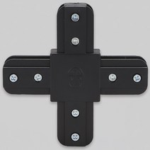 ⭐당일발송⭐ / 레일 조명 부속품 부자재 연결잭 플러그 전원마감재 레일부속품 / (43367), 블랙, 중간연결