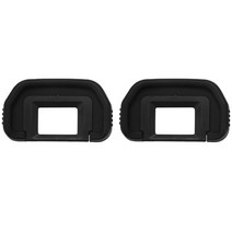 카메라 접안 렌즈 Eyecup 18mm EB 교체 뷰 파인더 프로텍터 캐논 EOS 80D 70D 60D 77D 50D 5D 5D 마크 II 6D 6D 마크 II 40D 30D 20, 보여진 바와 같이, 하나