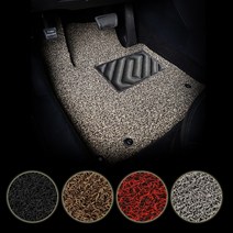 디카 코일 카매트 확장형 운전석 조수석 풀세트 국산차 수입차 외제차 전차종 4가지색상, 브라운, 1+2열(풀세트)