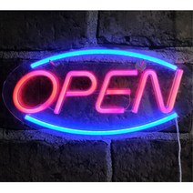 led 네온사인 오픈 조명, 1걸이식네온사인-헬로