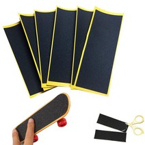 스텀패드 롱보드 6pcs 지판 폼 블랙 지판 데크 포경 스티커 프로 지판 38mmx110mm문신 그립 사포 테이프, 없음