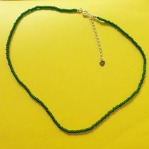 초커목걸이 크리스탈패션비즈목걸이 실버925 재돌공방 자체제작