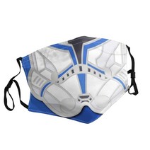 Star Wars Captain Rex Phase II 성인용 인쇄 마스크 일본 만화 영화 방진 빨 조절 가능