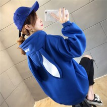 왕토끼귀 후드티